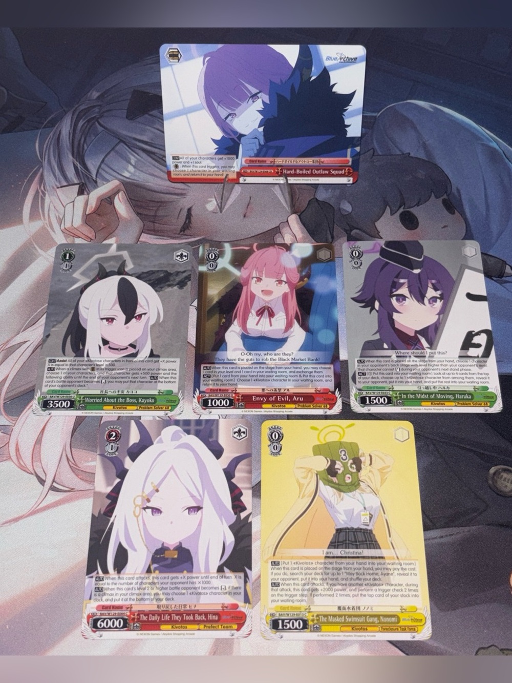 Blue Archive Weiss Schwarz card lot